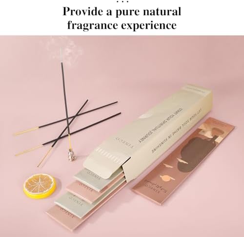 White Sage Sandalwood Incense Sticks Bundle - 100 Sticks Holder