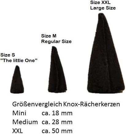 Knox Cinnamon Bark German Incense Cones Pack of 24