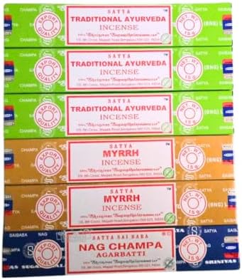 ANKCIENSE Incense Holder with 3 Fragrances 90 Sticks Variety Pack