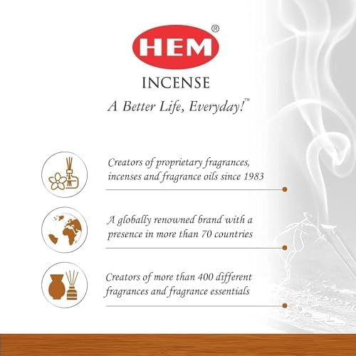 HEM Sandalwood Incense Sticks 100g - Premium Aromatic