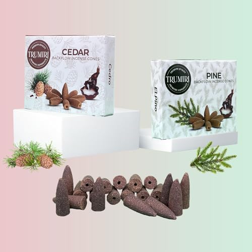 TRUMIRI Backflow Incense Cones - 20 Pack