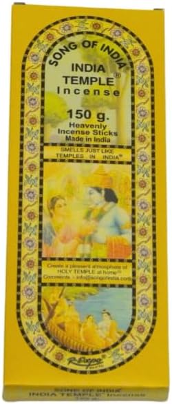 Song of India Incense Sticks with Wooden Holder