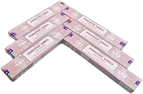 ANKCIENSE Incense Stick Holder with 6 Packs of Positive Vibes Incense