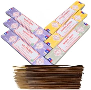ANKCIENSE Incense Holder with 3 Fragrances 90 Sticks Variety Pack 1
