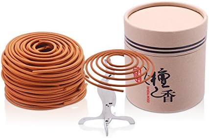 Sandalwood Coils Incense 24pcs Box for Home Burner