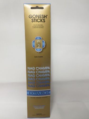 Gonesh Extra Rich Incense Sticks 12 Pack 240 Sticks