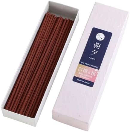 Asayu Japan Premium Incense Sticks Sakura Sandalwood 20g Sampler