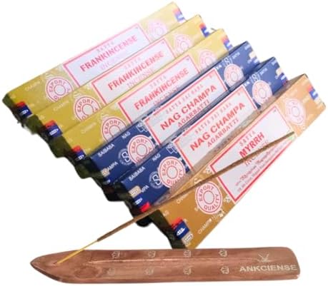 ANKCIENSE Incense Holder Pack of 3 with 90 Sticks 1