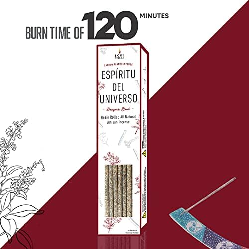 Soul Sticks Dragons Blood Incense Sticks 10pcs Non-Toxic