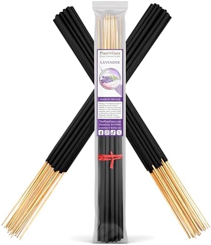 Lavender Incense Sticks Jumbo 19 Inch Long - 27 to 30 Sticks Bundle