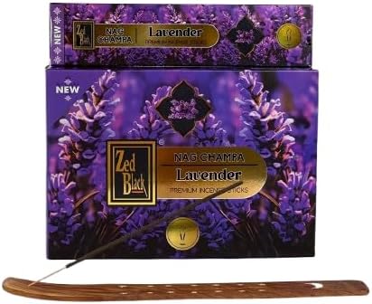 Premium Nag Champa Lavender Incense Sticks 180gm 15g x 12 Pack