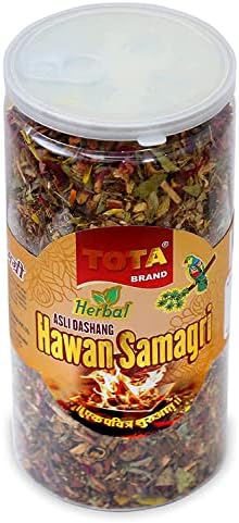 Tota Herbal Havan Samagri 400gm Jar for Pooja