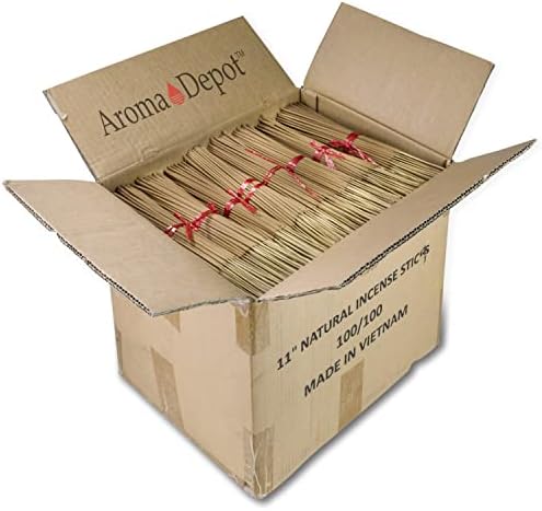 10 Bundles Unscented Wood Pulp Incense Sticks