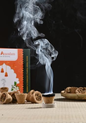 Organic Sambrani Havan Cups for Pooja Pack of 15