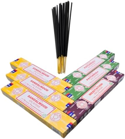 ANKCIENSE Incense Holder with 3 Fragrances 90 Sticks Pack