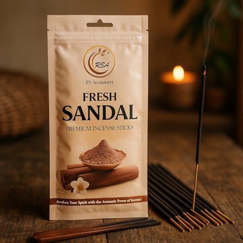 Hashcart Fresh Sandalwood Incense Sticks 65-70 Sticks Pack