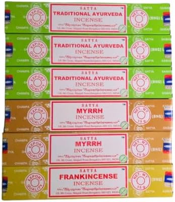 ANKCIENSE Incense Holder Pack of 3 with 90 Sticks