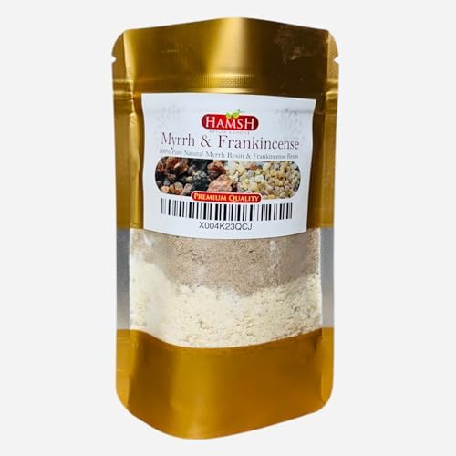 HAMSH Frankincense Myrrh Powder 4 oz