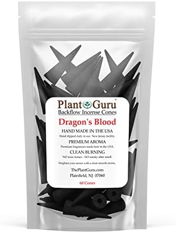 Dragons Blood Charcoal Incense Cones 2 Inch 60 Pack
