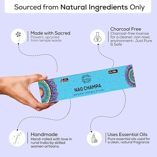 Raajsee Nag Champa Incense Sticks 180gm Pack of 12