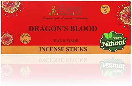 Bless Dragons Blood Natural Hand Dipped Incense Sticks