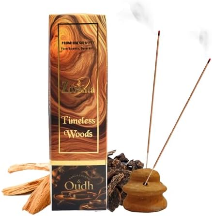 Zivanta Timeless Wood Incense Sticks Oudh Sandalwood Blend