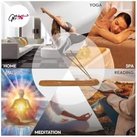 Giftbrit Sandalwood Incense Sticks 100 Pack with Holder