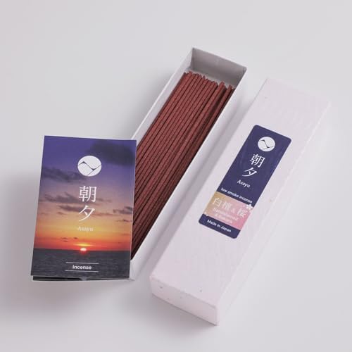 Asayu Japan Premium Incense Sticks Sakura Sandalwood 20g Sampler