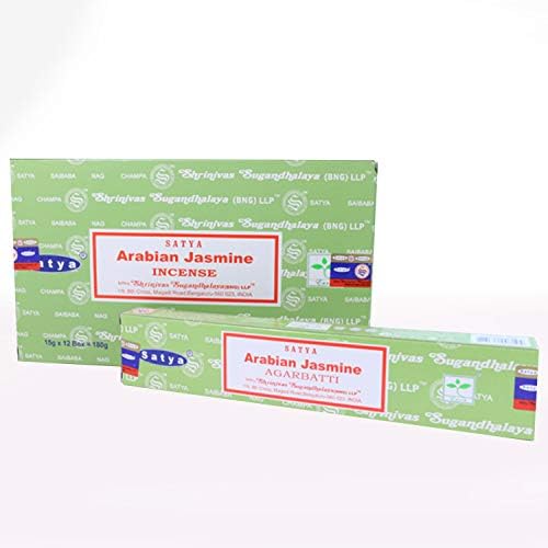 Satya Nag Champa Incense Sticks 12 Count Arabian Jasmine