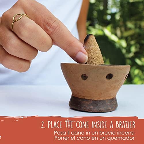 PALOSANTO - Natural Palo Santo Cones from Peru - 6 pcs