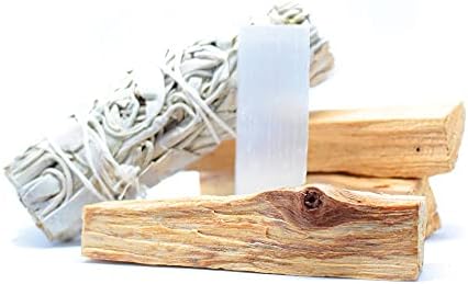Organic White Sage Palo Santo Selenite Healing Kit