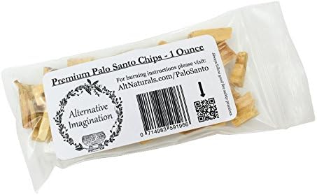Palo Santo Wood Incense Chips - 1 Ounce Natural Holy Wood for Purification and Relaxation