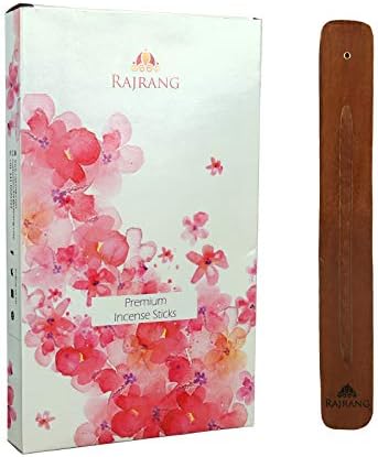 Rajarang Natural Hand-Rolled Incense Sticks - 10 Pack with 10 Scents