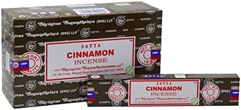 EARTH Satya Cinnamon Incense Sticks Pack of 12