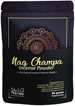 Solo Therapy Nag Champa Incense Powder 50g Premium Natural Incense