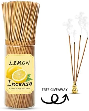 Lemon Bukhoor Incense Sticks 230 Pack - Perfect Gift For Relaxation And Meditation