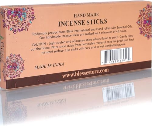 Bless Frankincense and Myrrh Natural Handmade Incense Sticks 80 Sticks