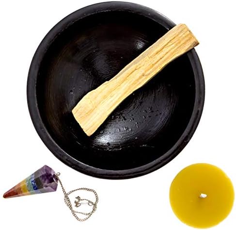 Chakra Energy Balance Kit with Crystal Pendulum and Palo Santo