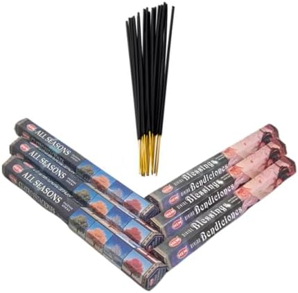 Sandalwood Vanilla Incense Bundle with Holder 120 Sticks