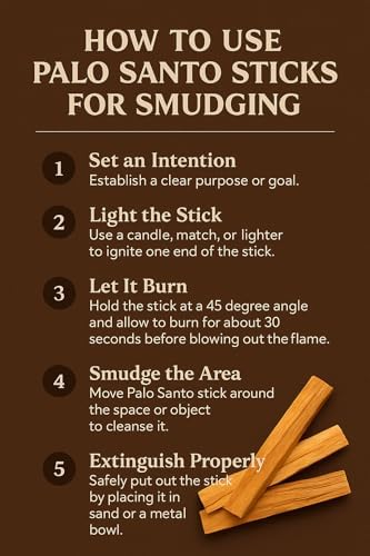 20 Sticks Premium Palo Santo Incense from Peru for Purifying and Meditating