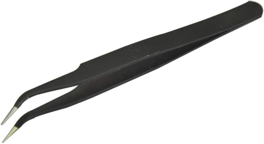 Backflow Cone Incense Tweezers - Stainless Steel Curved Pointed Tool for Lighting and Handling Incense