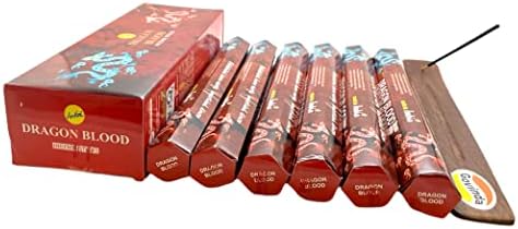 Dragon Blood Incense Sticks and Holder Bundle