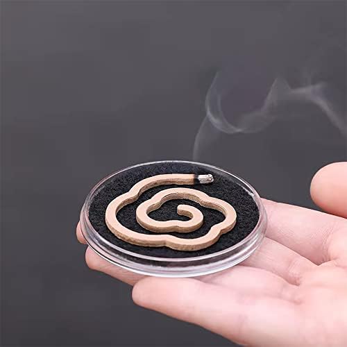 Miupoo Sandalwood Coil Incense with Portable Rack