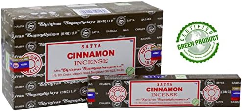 EARTH Satya Cinnamon Incense Sticks Pack of 12