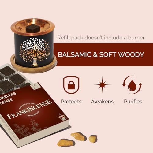 Aromafume Frankincense Incense Bricks 3 Trays x 9 Pieces Refill Pack