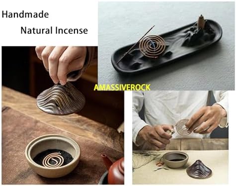 Lavender Coils Incense 48 PCS with Holder Burner