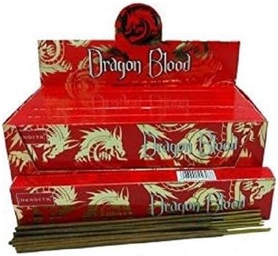 ATCUSA Agarbathi Fragrance 12 x 15g Nandita Dragon Blood Incense Sticks 1