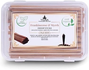 Yajna Frankincense and Myrrh Natural Incense Dhoop Sticks
