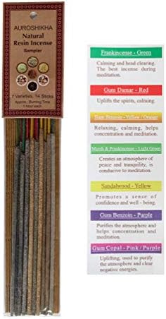 Auroshikha Natural Resin Incense Sticks Sampler