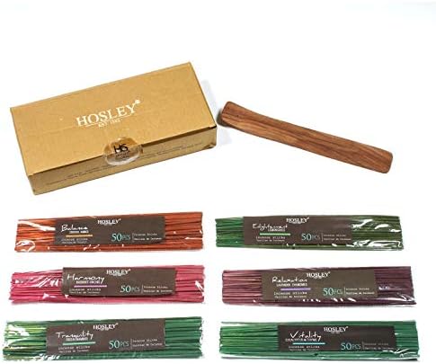 Hosley 320 Assorted Incense Sticks with Holder